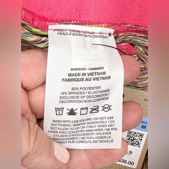 Nike Women's Pro 3" Spacedye Shorts in Multi Size Medium - Picture 5 of 8